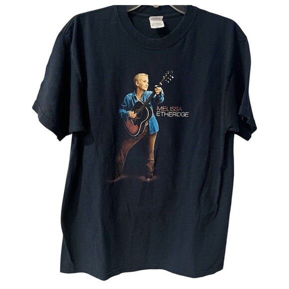 Melissa Etheridge 2006 Concert T Shirt Large Summer Tour Blue Tee Rock Vintage - Picture 1 of 7
